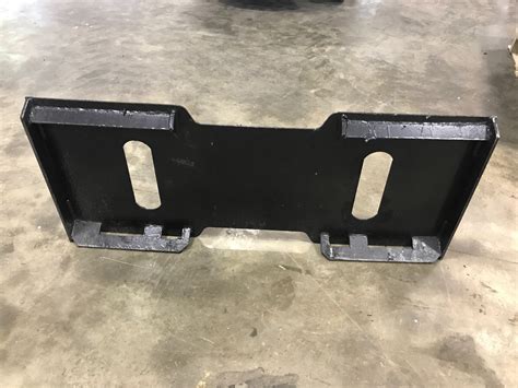 skid steer attachment plates|universal skid steer adapter plate.